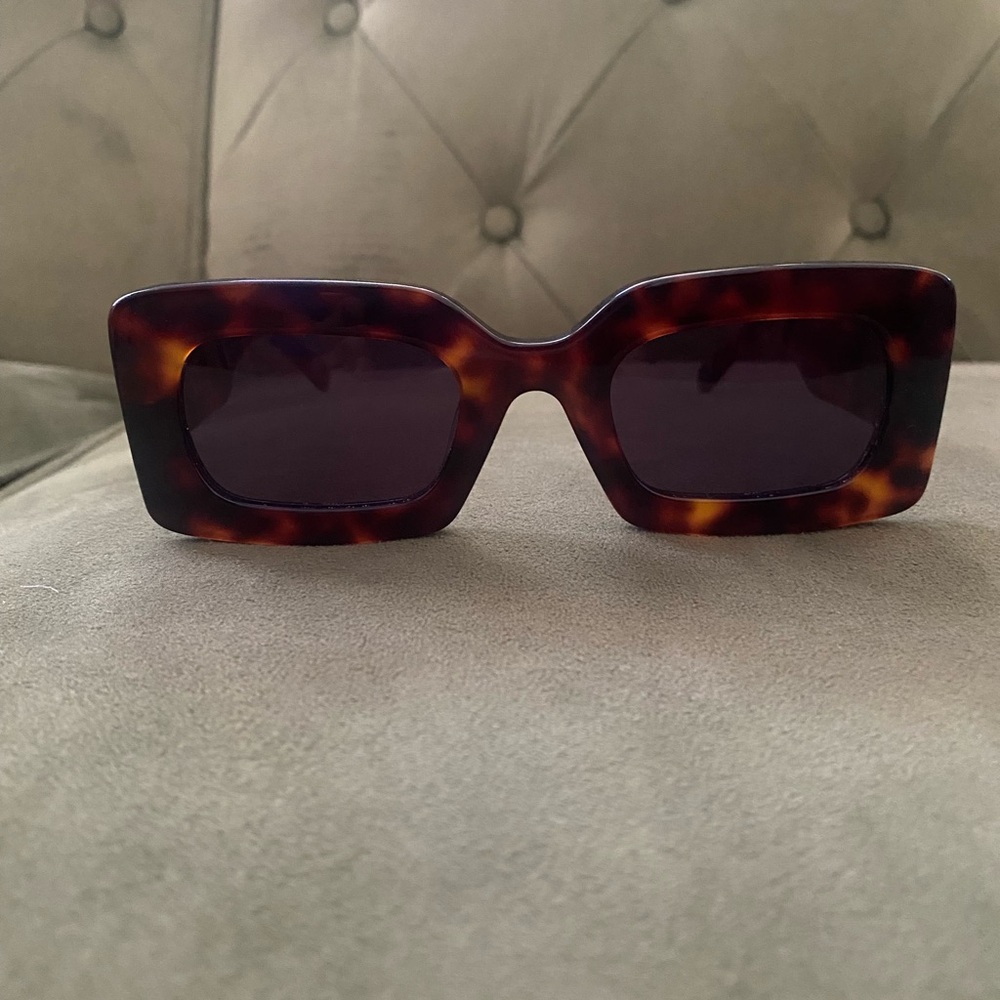 Mango Rectangular Tortoiseshell Sunglasses - image 4